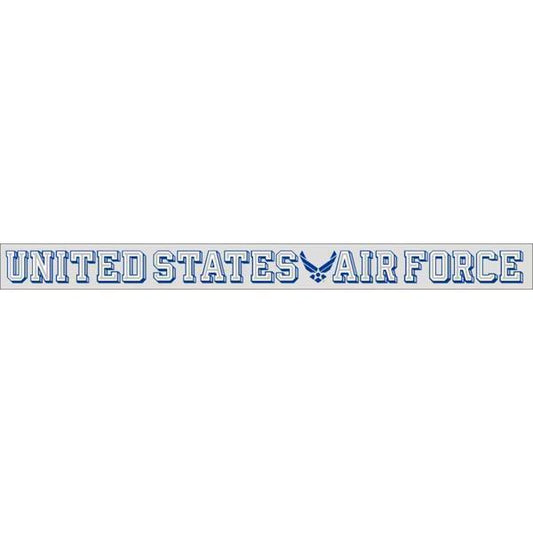 United States Air Force with Wing Symbol 18"x1.5" Window Strip - Military Republic