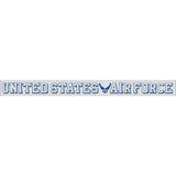 United States Air Force with Wing Symbol 18"x1.5" Window Strip - Military Republic