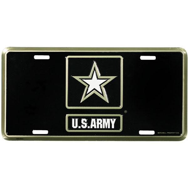 United States Army Star Logo License Plate - Military Republic