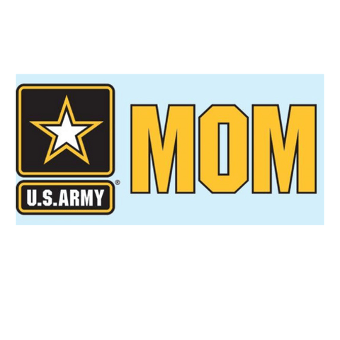 United States Army Star "MOM" 3" x 6.25" Decal - Military Republic