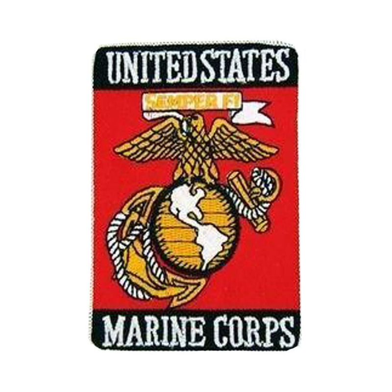 USMC MARINES CORPS VETERAN12 inch CENTER BACK PATCH UPPER / LOWER ROCKERS  3pcs