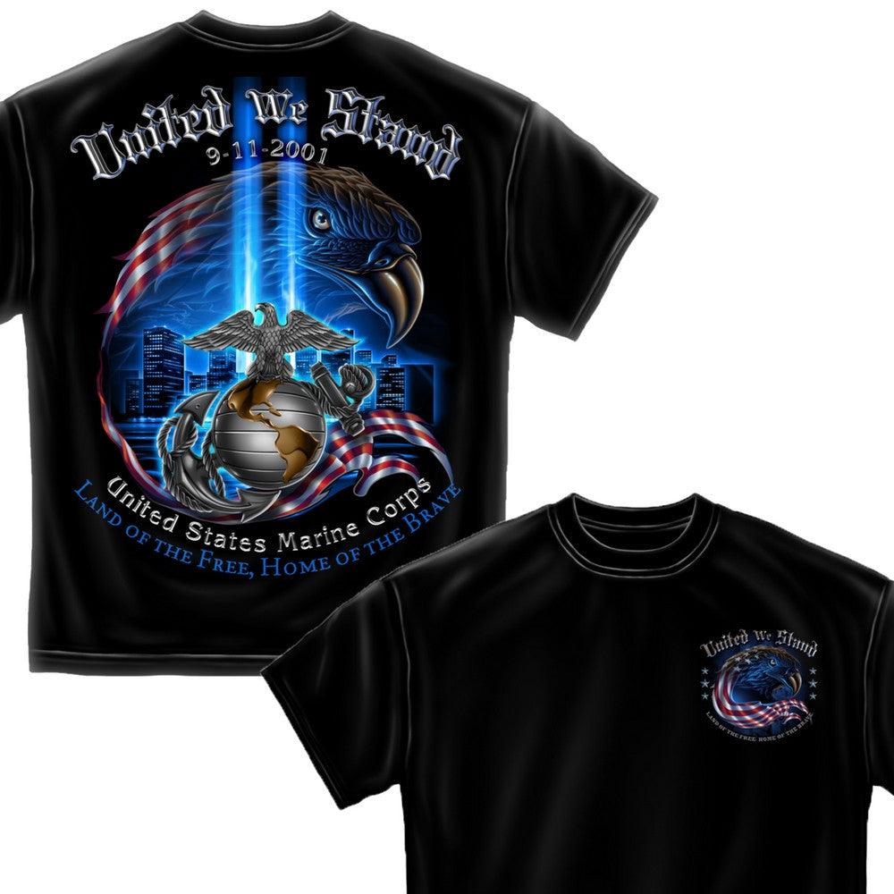 United We Stand Marine Corps T-Shirt-Military Republic