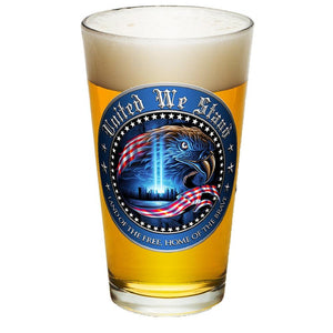 United We Stand Pint Glasses-Military Republic