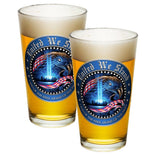 United We Stand Pint Glasses-Military Republic
