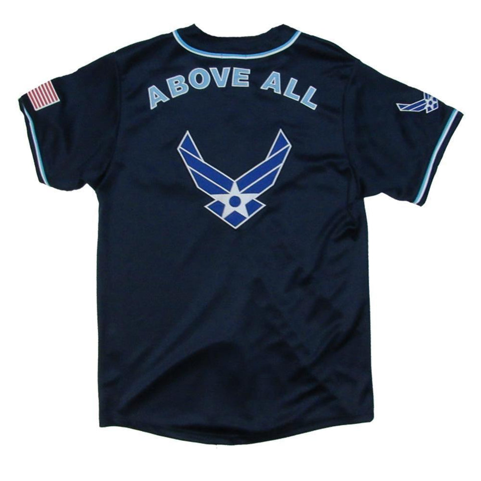 Air Force Authentic White Baseball Jersey - #airforce #jersey