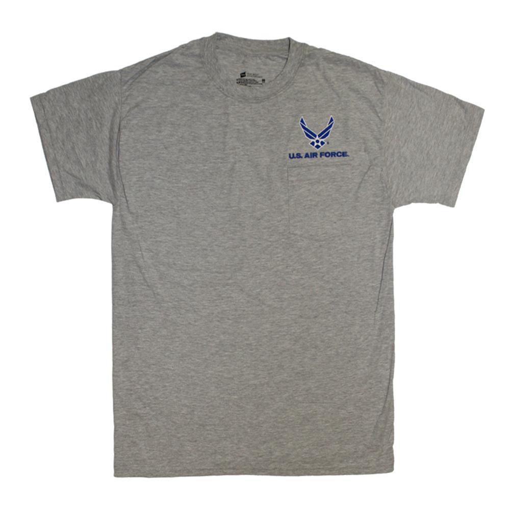 U.S. Air Force Pocket T-Shirt - Heather-Military Republic