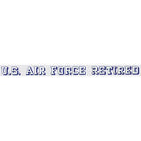 U.S. Air Force Retired 23.5"x1.75" Window Strip - Military Republic