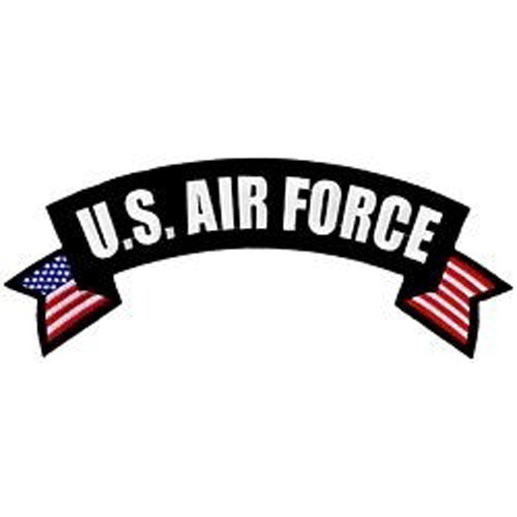 U.S. Air Force Rocker Back Patch - (10x4