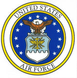 U.S Air Force  Seal 4x4" Decal - Military Republic
