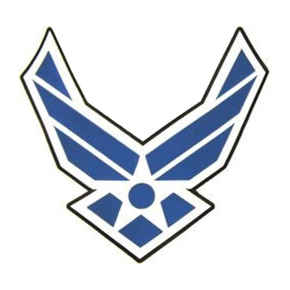 U.S. Air Force Wings Emblem Stitch on Back Patch (11.5