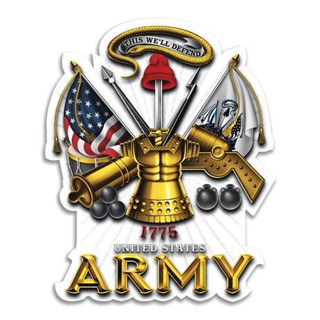 US Army Antique Armor Decal - Military Republic