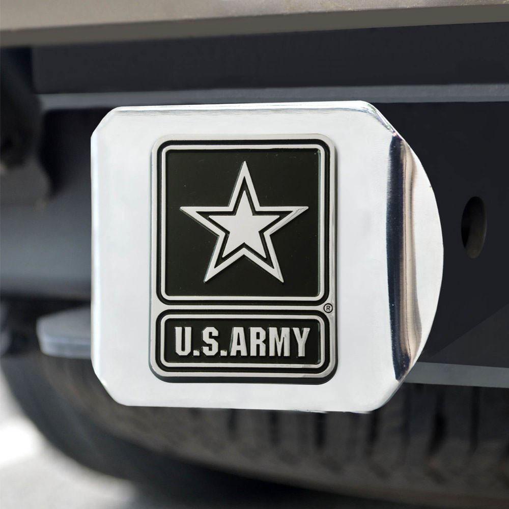 US Army Chrome Hitch Cover-Military Republic