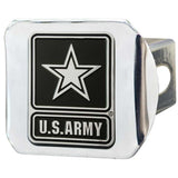 US Army Chrome Hitch Cover-Military Republic