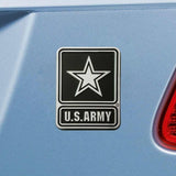 US Army Chrome Metal Auto Emblem-Claris Deals