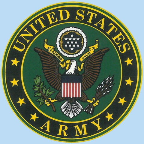 U.S. Army Crest 4.25"x4.5" Decal - Military Republic