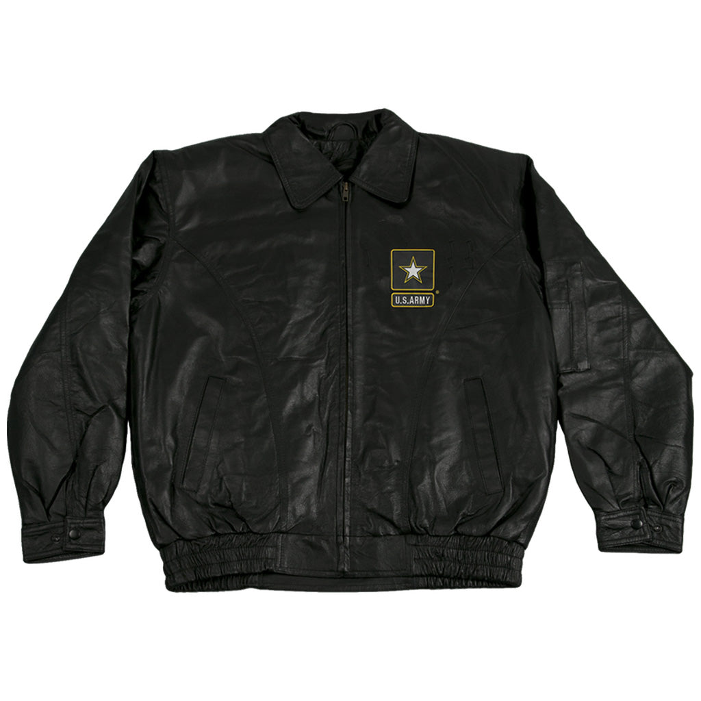 Leather 2024 military jackets