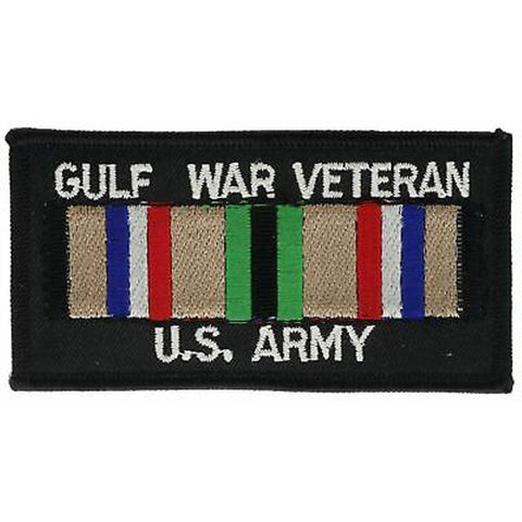 U.S. Army Gulf War Veteran Small Black Patch (3") - Military Republic