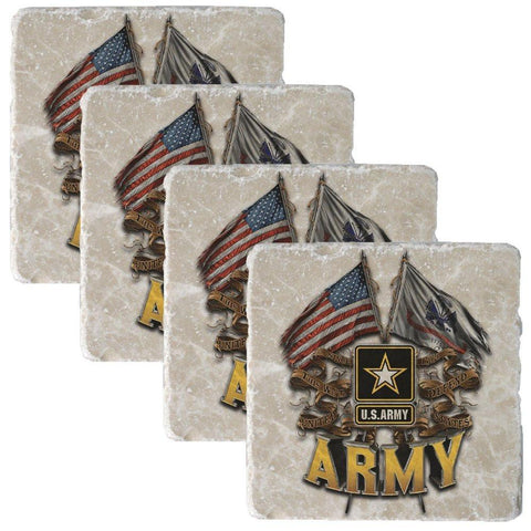 US Army Limited Edition Double Flag 2017 Collectors Set-Military Republic
