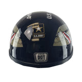 U.S. Army Motorcycle Half Helmet - Military Republic