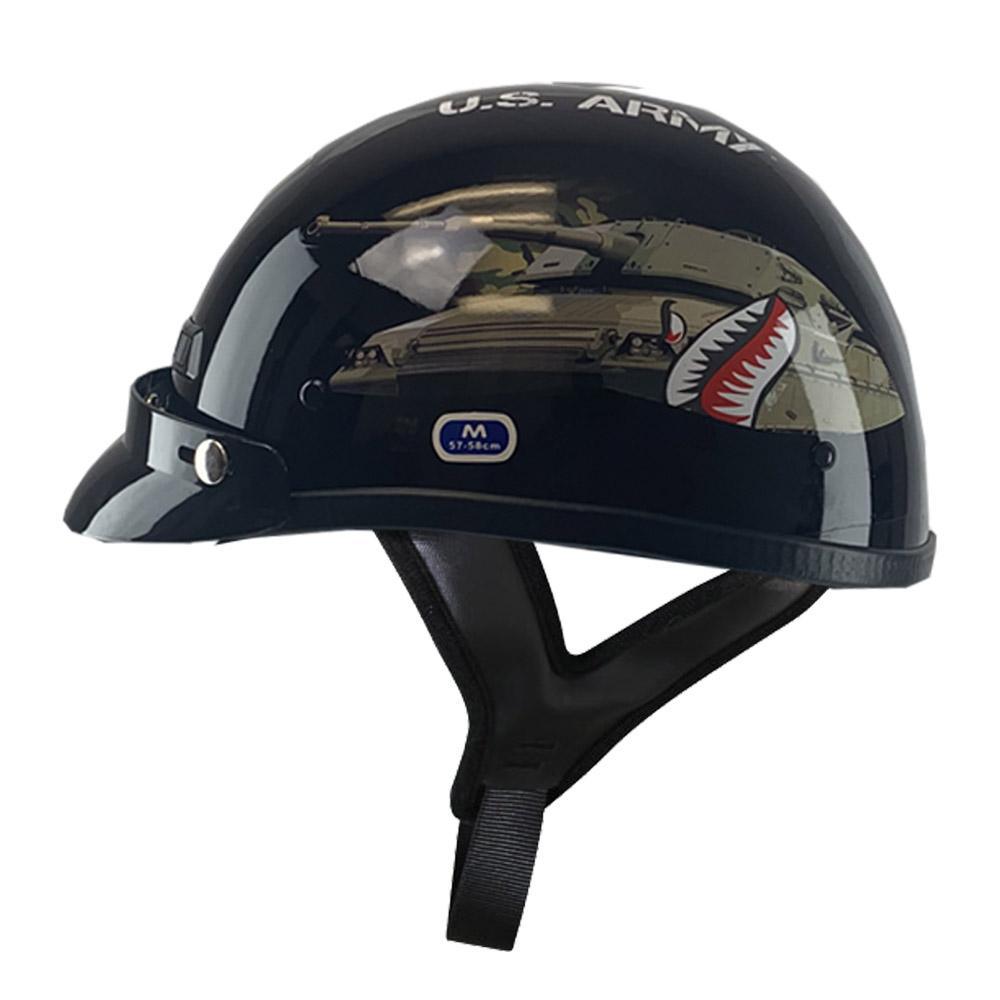 U.S. Army Motorcycle Half Helmet – Military Republic