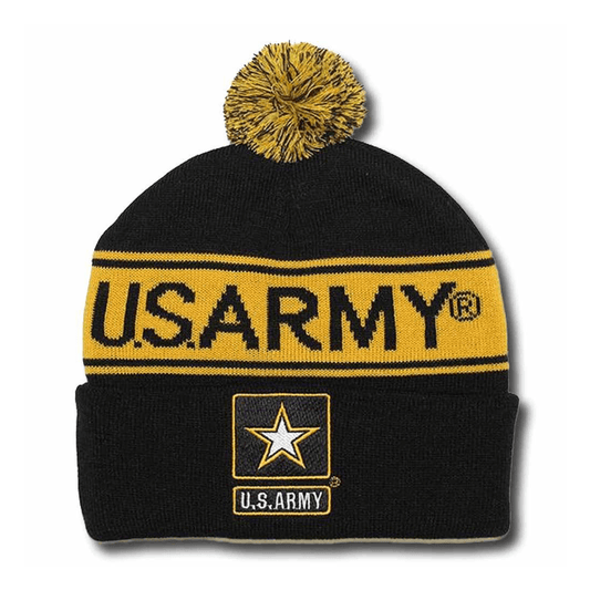 U.S. ARMY Pom Pom Knit Cap - Military Republic