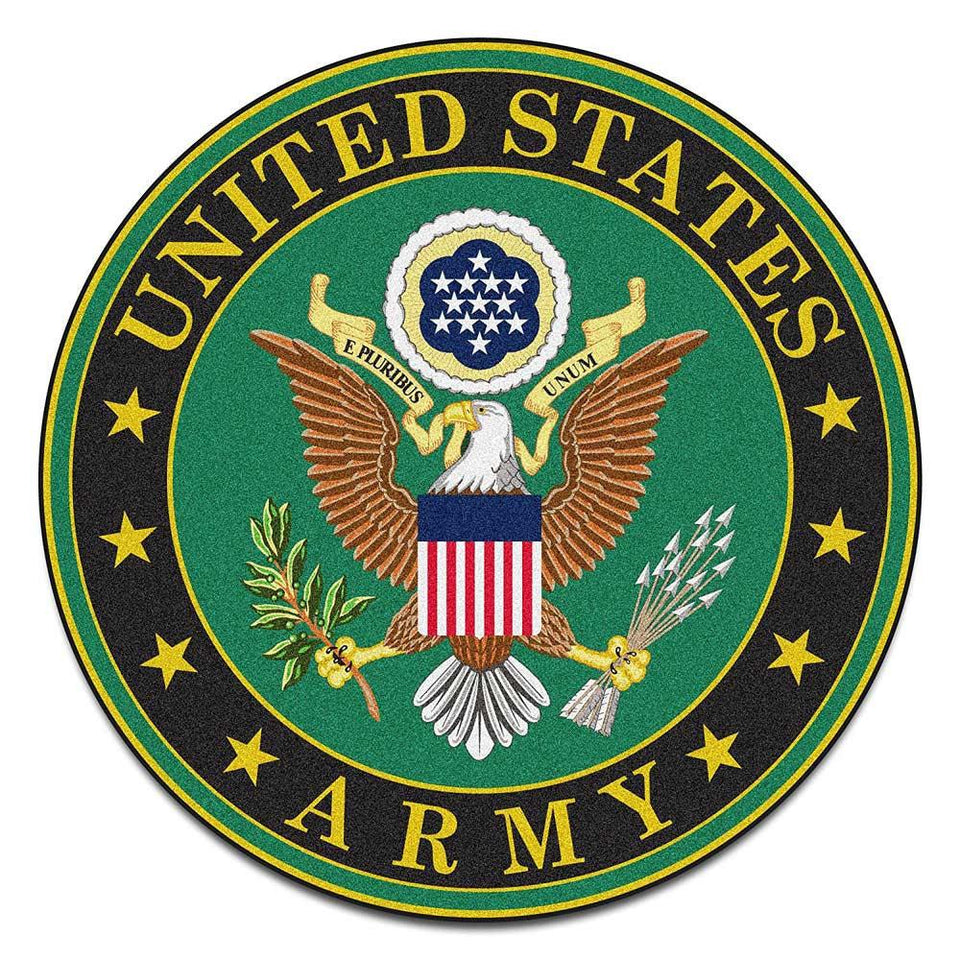 US Army Round Mat-Military Republic