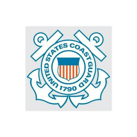 U.S. Coast Guard Crest Decal-Military Republic