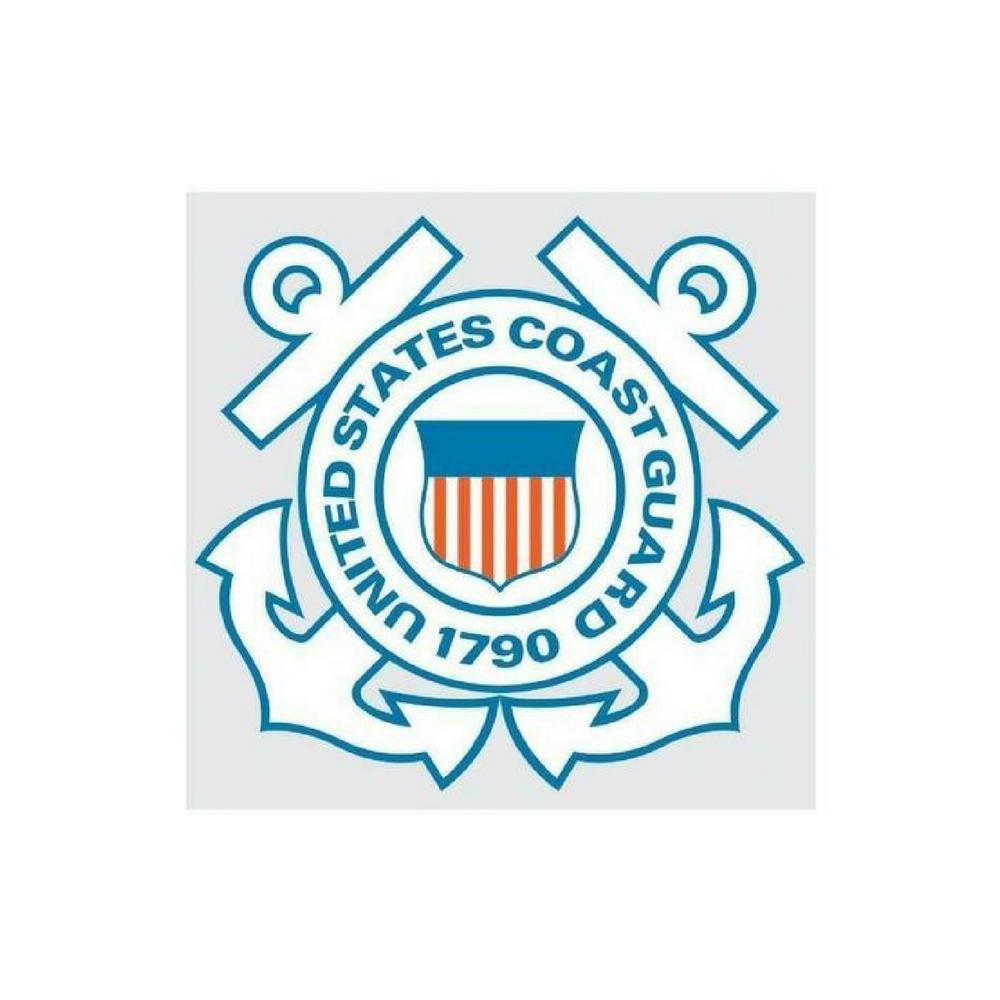 U.S. Coast Guard Crest Decal-Military Republic