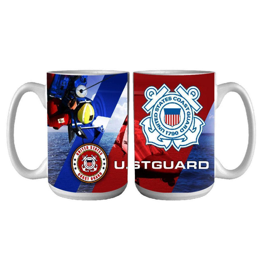 U.S. Coast Guard Helicopter Air Rescue Mug-Military Republic