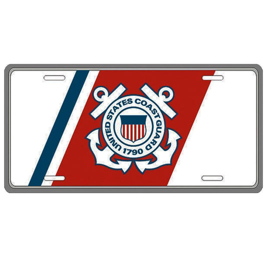 U.S. Coast Guard Insignia License Plate-Military Republic