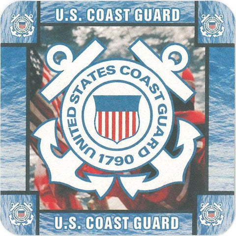 U.S. Coast Guard Pulpboard Coasters (8 Pk) - Military Republic
