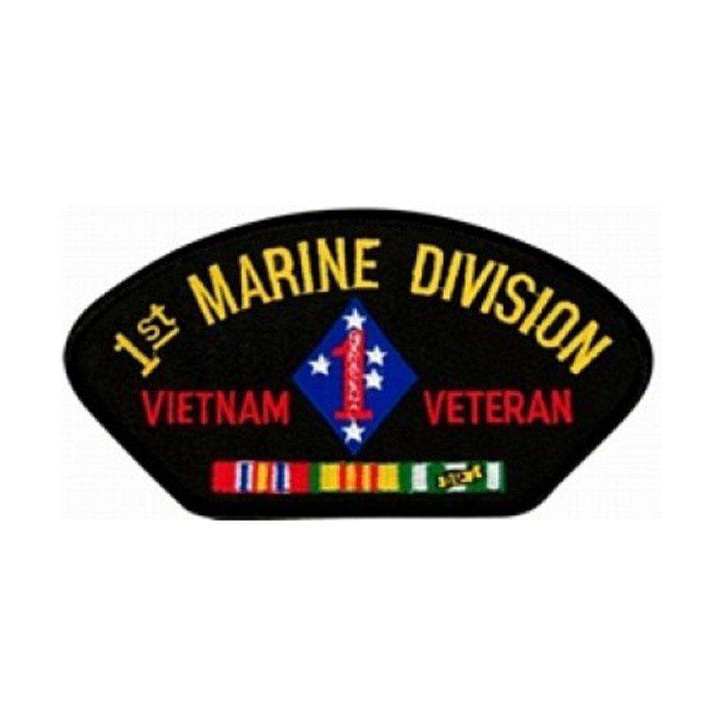 US Marine Corps 1st Marine Division Vietnam Veteran Patch (4 inch) - Military Republic