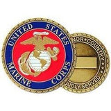 United States Marine Corps Insignia Challenge Coin (38MM inch) - Military Republic
