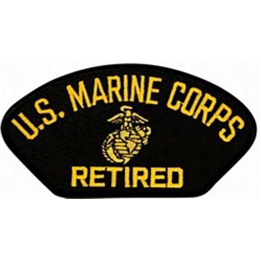 U.S. Marine Corps Retired Insignia Black Patch (4