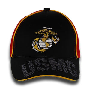 Marine Piped Cap (GOLD and BLACK)-Military Republic