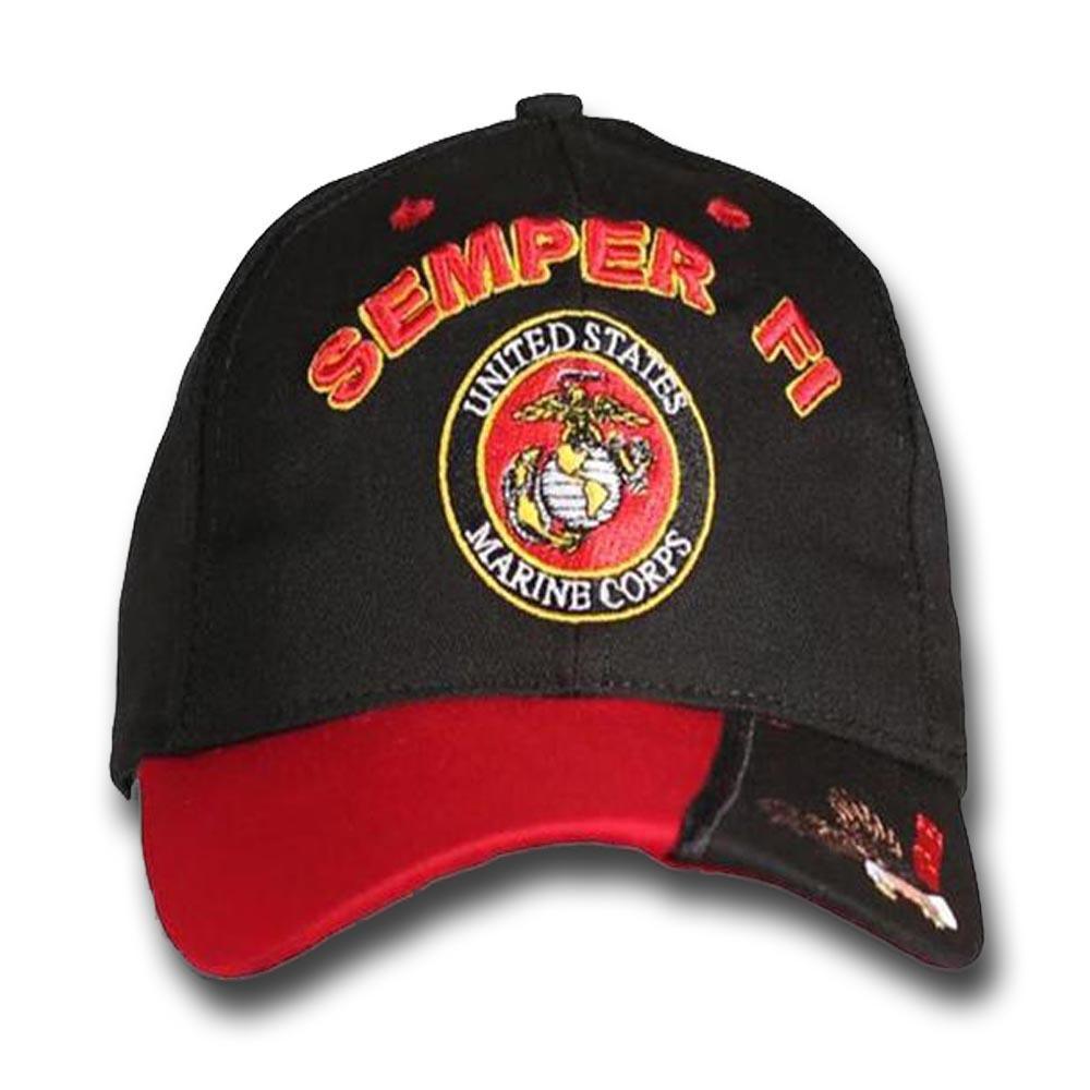 U.S. Marine Slogan Cap-Military Republic