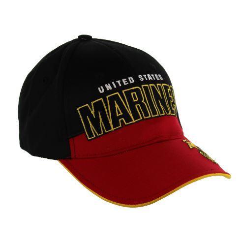 U.S. Marines Black and Gold Cap - Military Republic