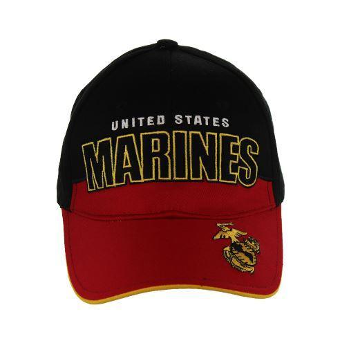 U.S. Marines Black and Gold Cap – Military Republic