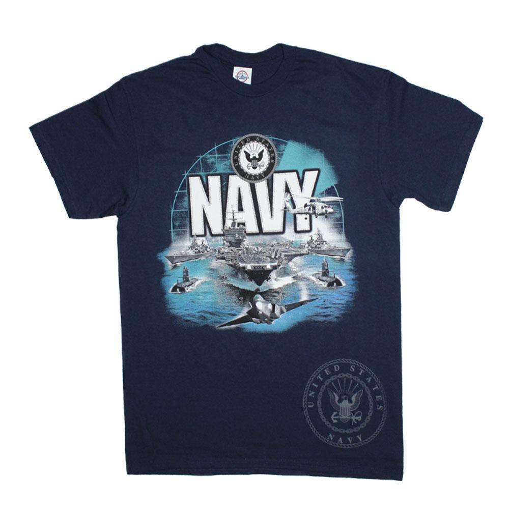 US Navy Aircraft Carrier T-Shirt-Military Republic