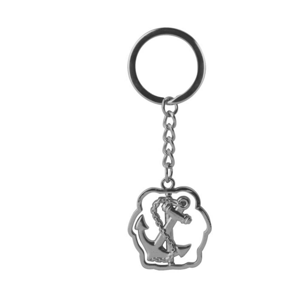 U.S. NAVY Anchor Logo Spinner Key Ring - Military Republic