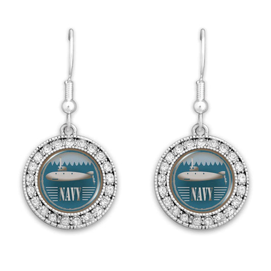 U.S. Navy Artisan Earrings - Military Republic