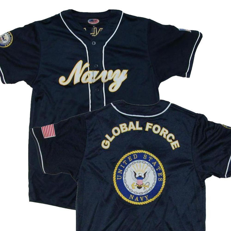 U.S. Navy Baseball Jersey-Military Republic