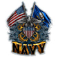 US Navy Best Seller Trio Decal Pack - Military Republic