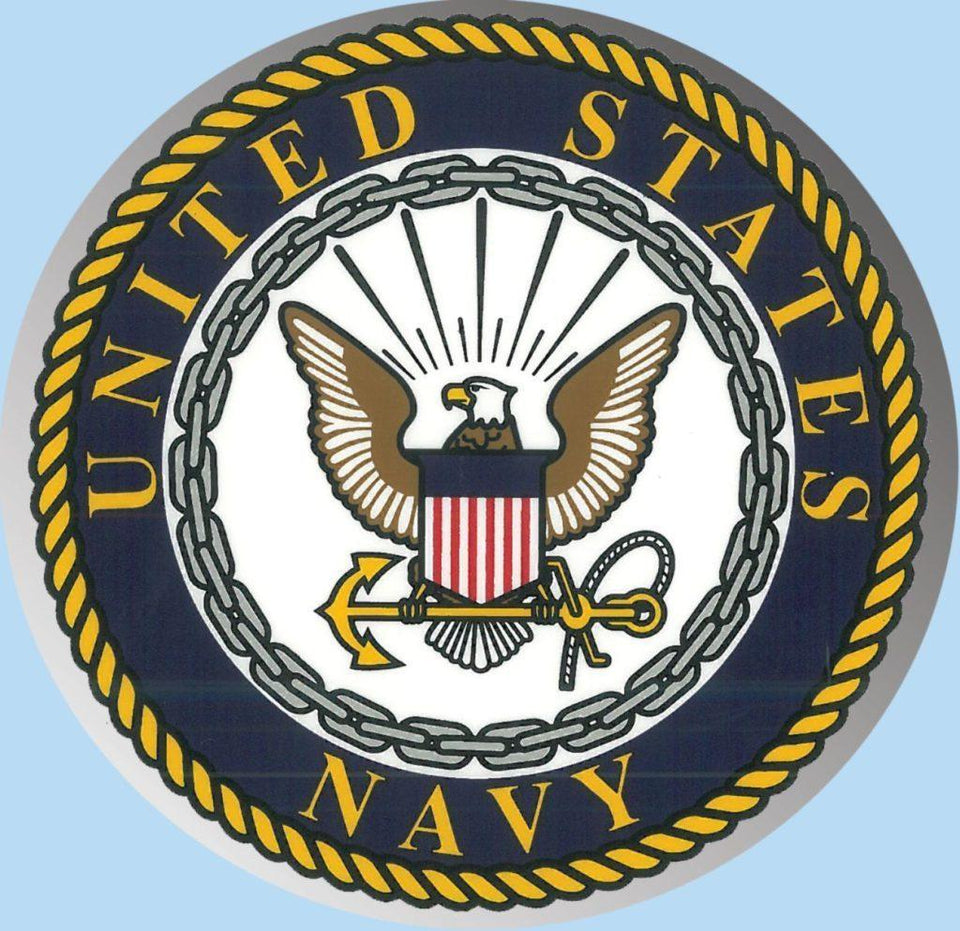 US Navy Logo Sign Round 12