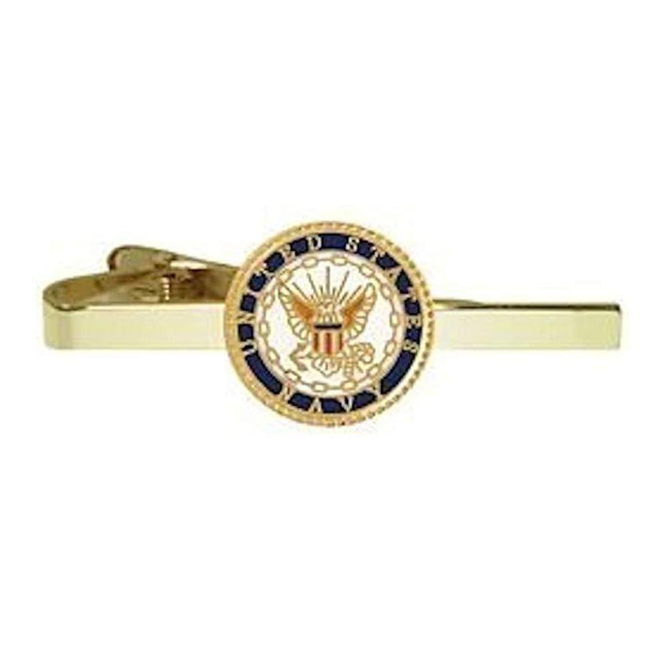 U.S. Navy Insignia Cuff Links + Tie Bar Gift Set - Military Republic