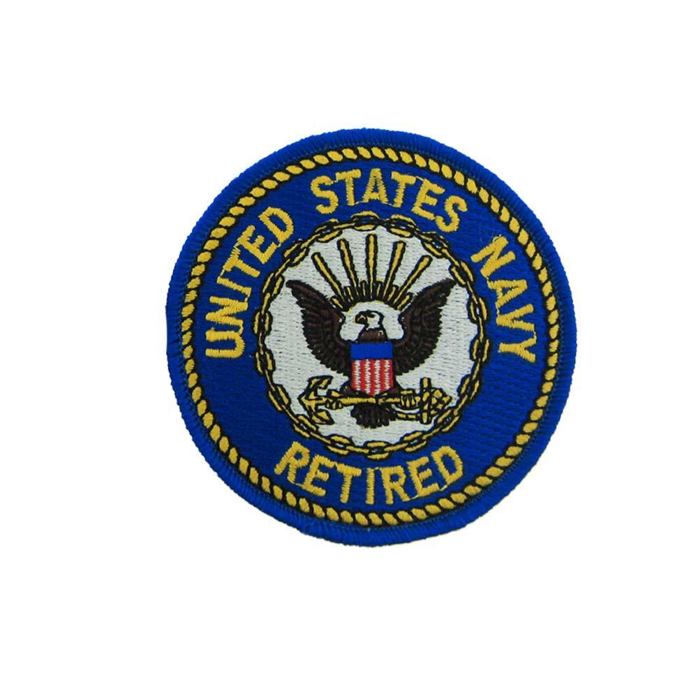 US Navy Retired (Round) Small Patch 3