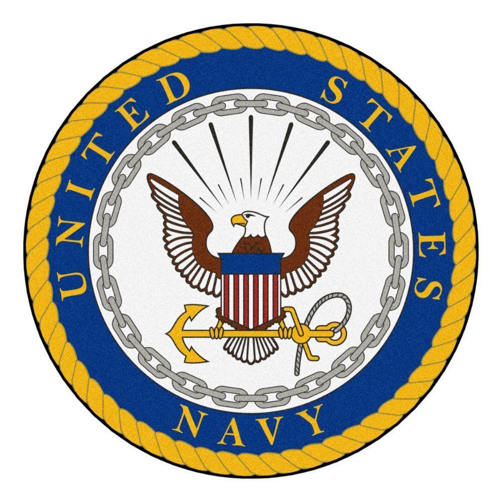 US Navy Round Mat - Military Republic