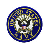 U.S. Navy (Round) Small Patch Small Patch 3" - Military Republic