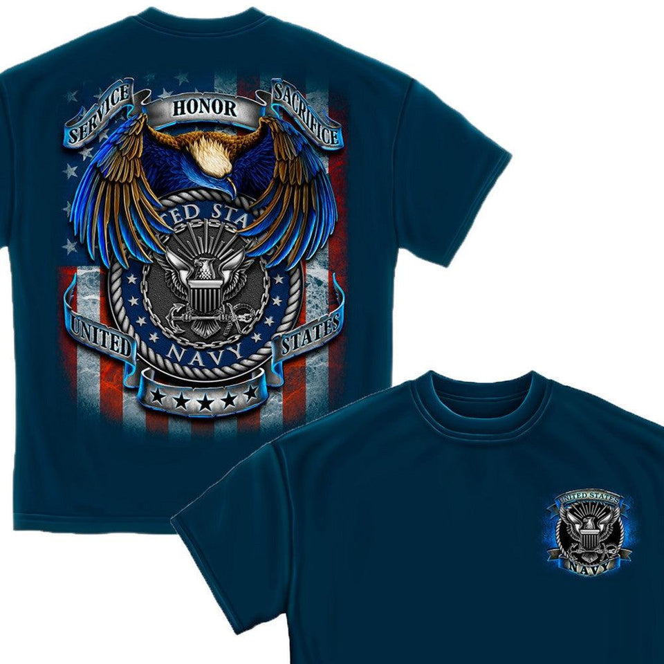 US Navy True Heroes T-Shirt-Military Republic