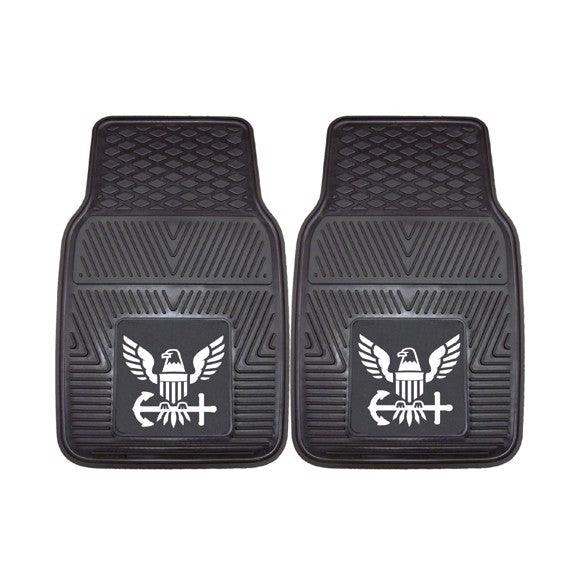 US Navy Heavy Duty Vinyl Car Mats - 2-pc Set - Military Republic